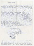 Carta de Roberto Bolaño de Soledad Bianchi