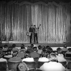 Artistas en el escenario del Ópera