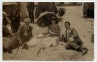 Grupo sobre una playa