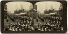 «The procession leaving Westminster Abbey, coronation of Eduardo VII»