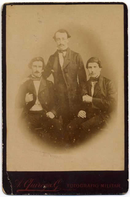 Retrato de tres hombres