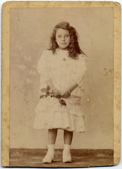 Retrato de una niña.