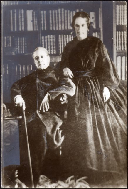 Andrés Bello y Isabel Dunn de Bello.