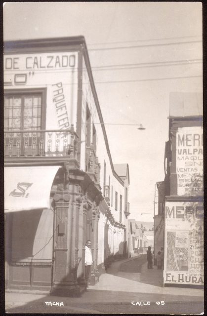 Una calle colonial de Tacna