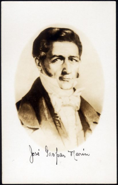 Retrato de José Gaspar Marín