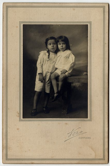 Retrato de los hermanos Pedro y Lorenzo Carrera Ibarra