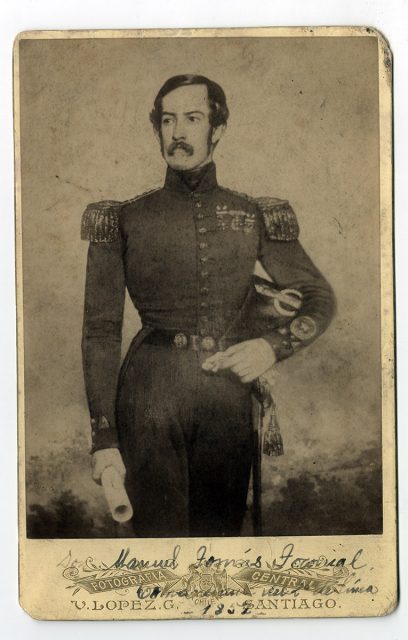 Retrato de don Manuel Tomás Tocornal, comandante del 2º de línea.