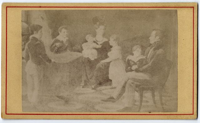 Pintura de un grupo familiar