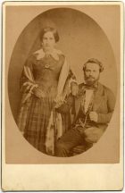 Retrato de Anselmo Larenas Fernández y su esposa, Candelaria Godoy del Burgos