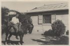 Hombre montado a caballo, Villa Alemana.