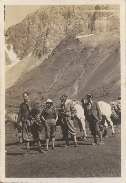 Grupo en la Cordillera