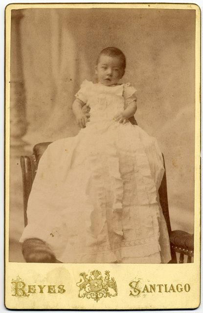Retrato de Luis Alberto Quilhots a los cinco meses de edad.