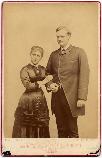 Retrato de Morsen Dreyer y Henriette Bang