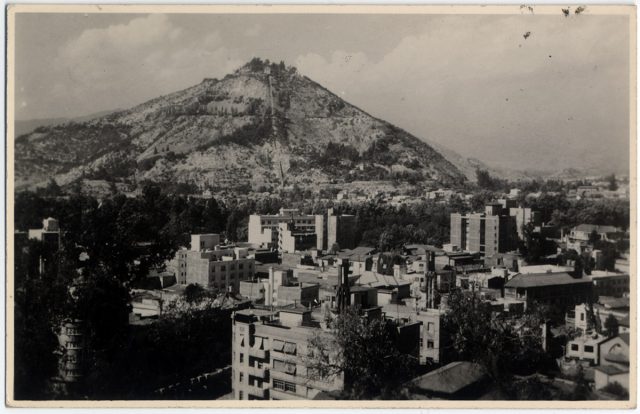 Vista hacia el Cerro San Cristóbal