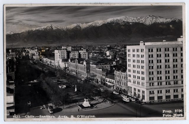 Chile - Santiago, Avda. B. O'Higgins.