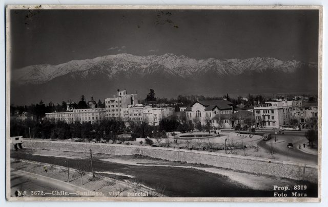 Chile - Santiago, vista parcial .