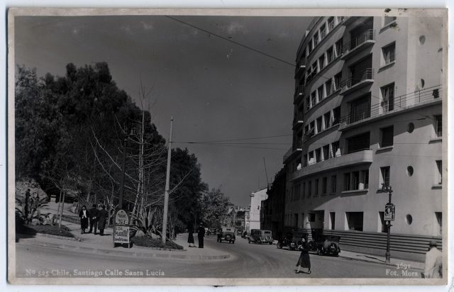 Chile, Santiago Calle Santa Lucía.