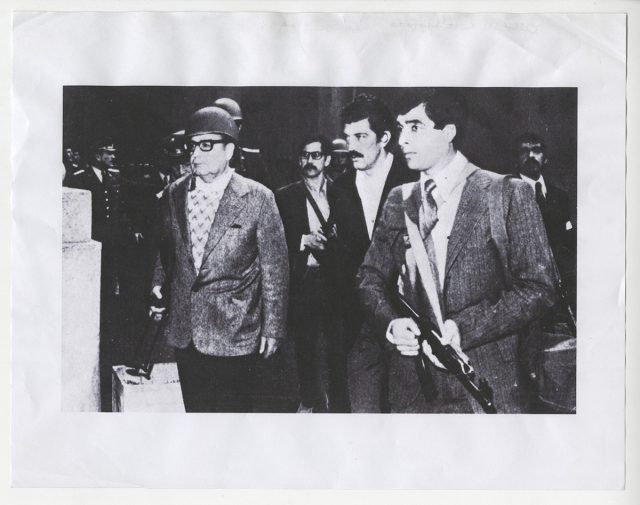 Salvador Allende junto a miembros del GAP
