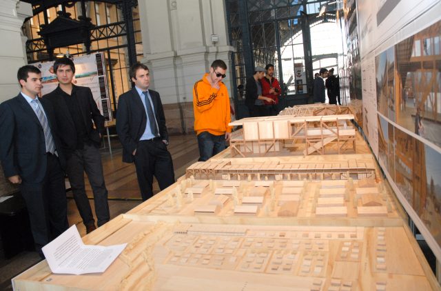 Premiación Concurso arquitectura en madera en la Estación Mapocho