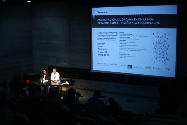 Seminario Participación ciudadana en Chile hoy. Desafíos para el diseño y la arquitectura