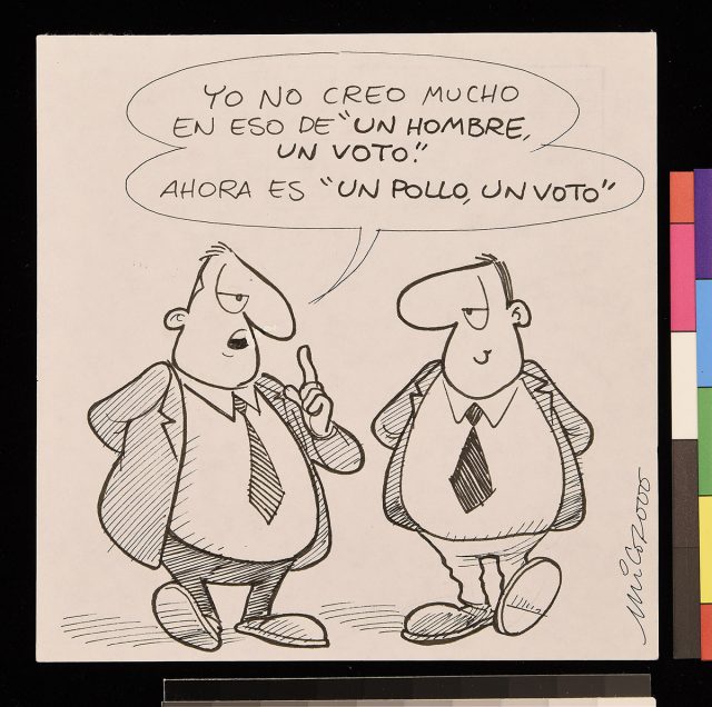 Un hombre, un voto