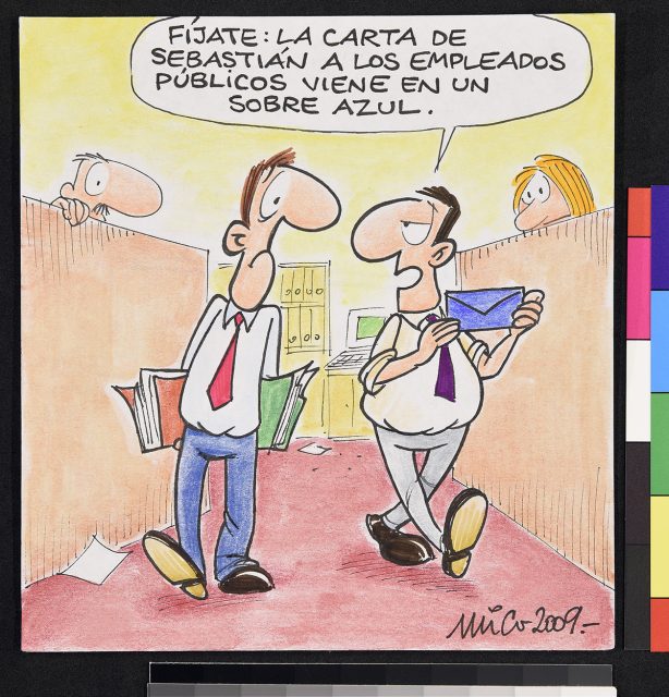 Sobre azul