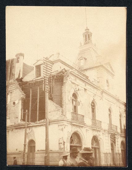 Cuartel de Bomberos, Terremoto de Valparaíso de 1906.