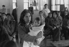 Retrato mujer e hijo en Puerto Ibáñez